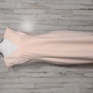 WHBM Light Peachy Pink Sleeveless Dress
